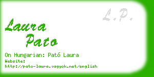 laura pato business card