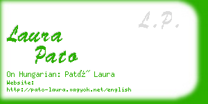 laura pato business card